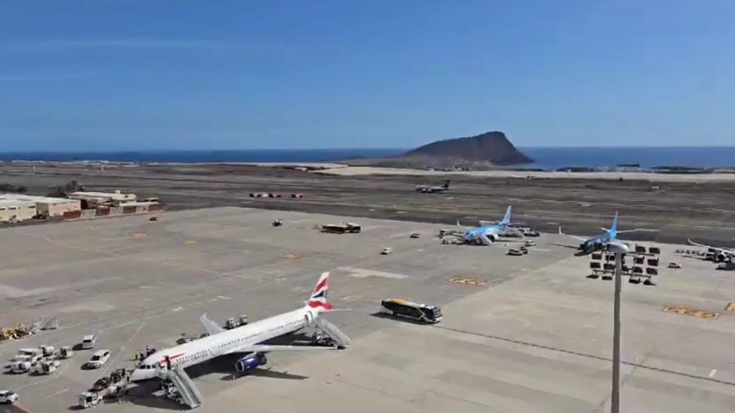Aeropuerto de Tenerife Sur.