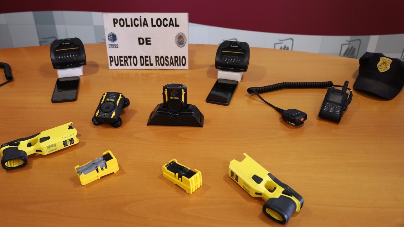 Nuevos equipamientos de la Policía Local de Puerto del Rosario.
