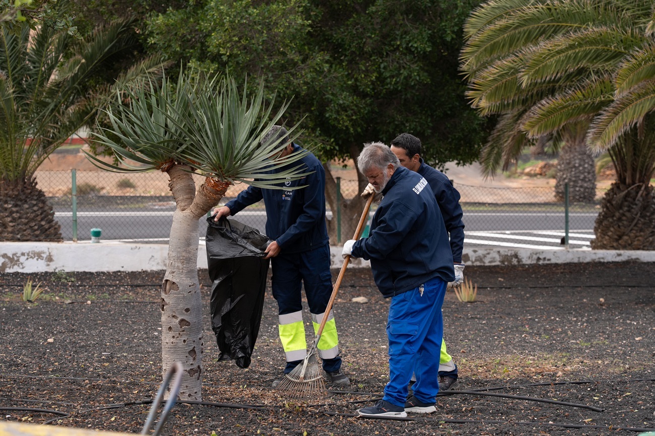 Trabajos del Plan de empleo ‘El Cabildo, Actúa’ en Tiscamanita