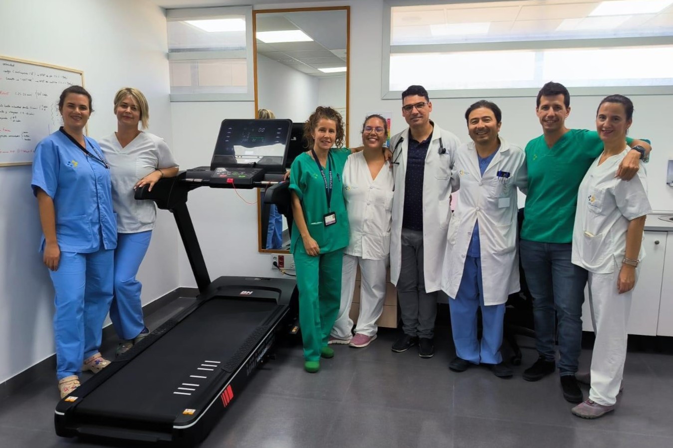 El equipo de Rehabilitación Respiratoria del Hospital de Fuerteventura (1)