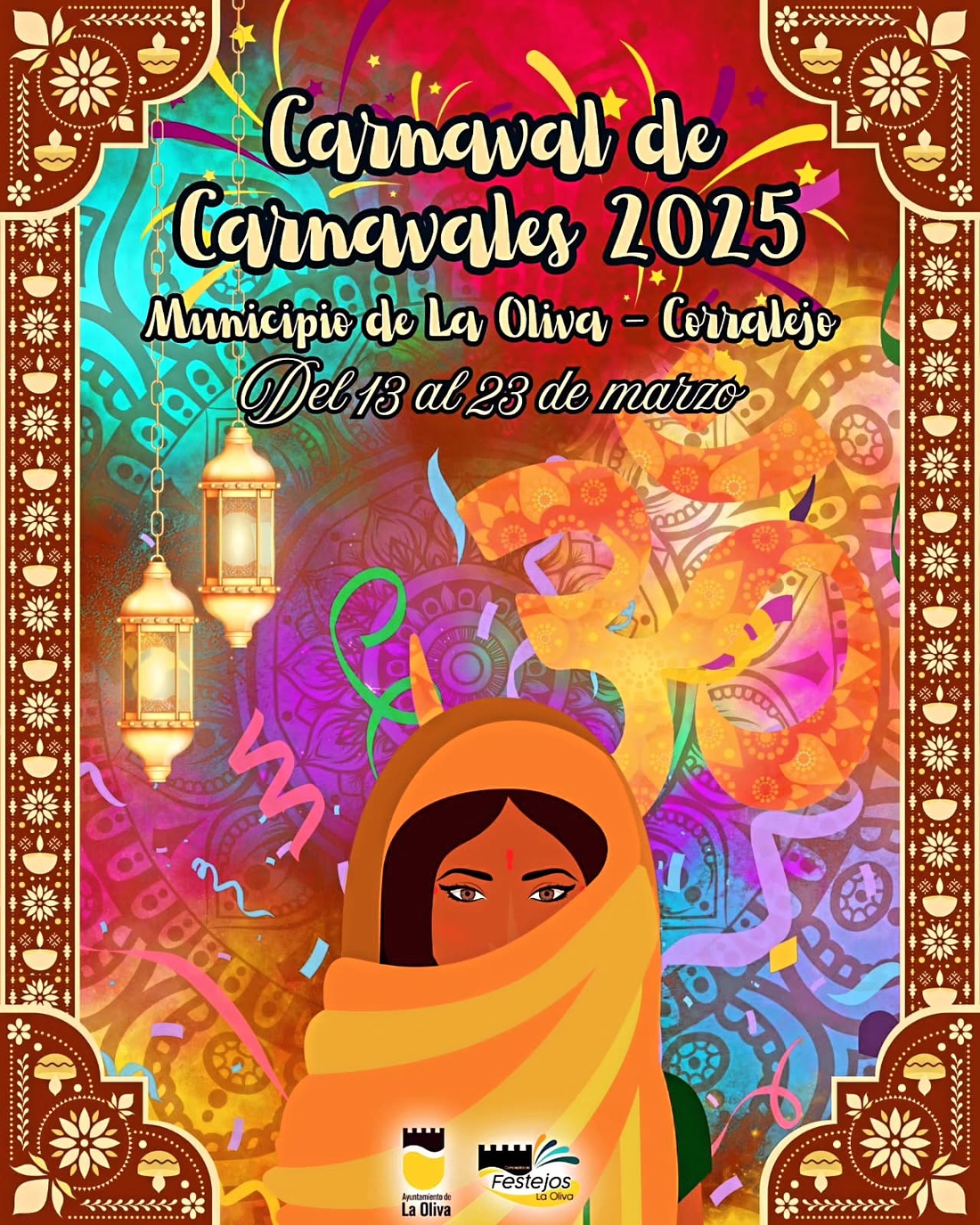 Cartel del Carnaval de Carnavales de La Oliva 2025.