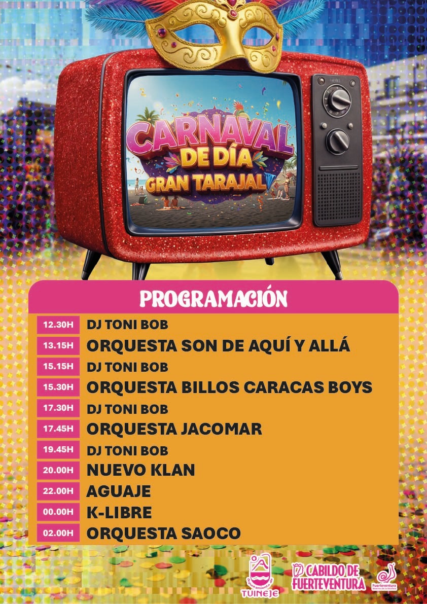 Cartel del Carnaval de Día de Gran Tarajal