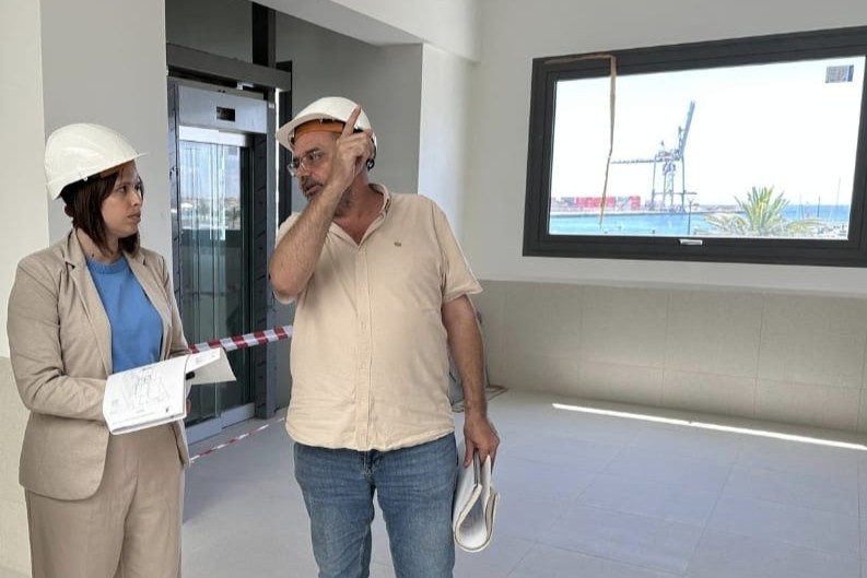 Visita a las obras del Mercado Municipal de Puerto del Rosario (1)