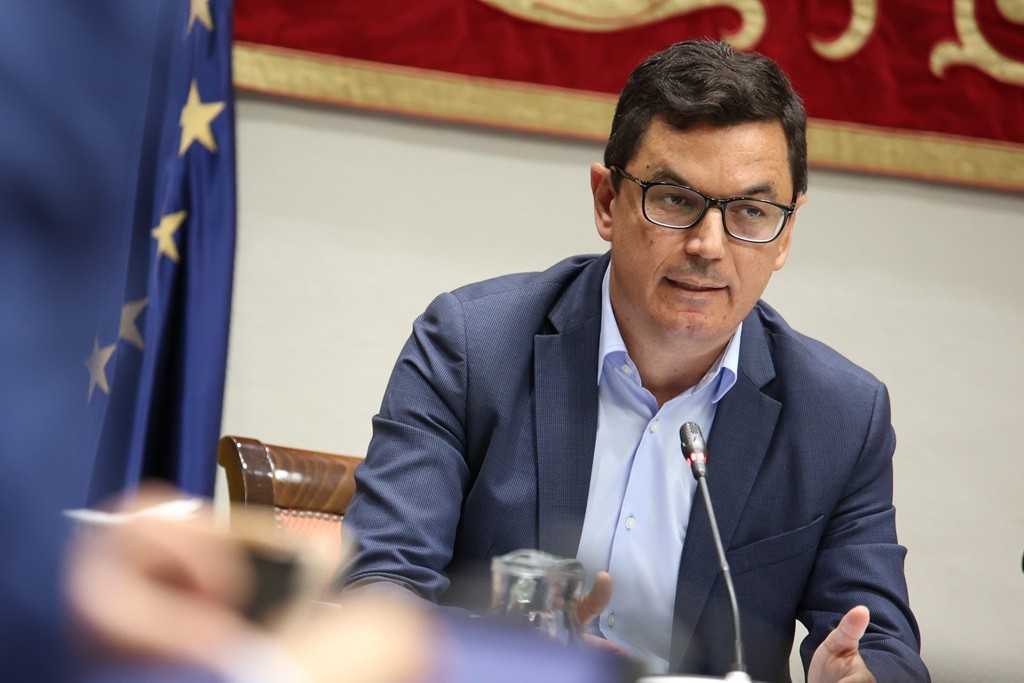 Pablo Rodríguez, en Comisión Parlamentaria.