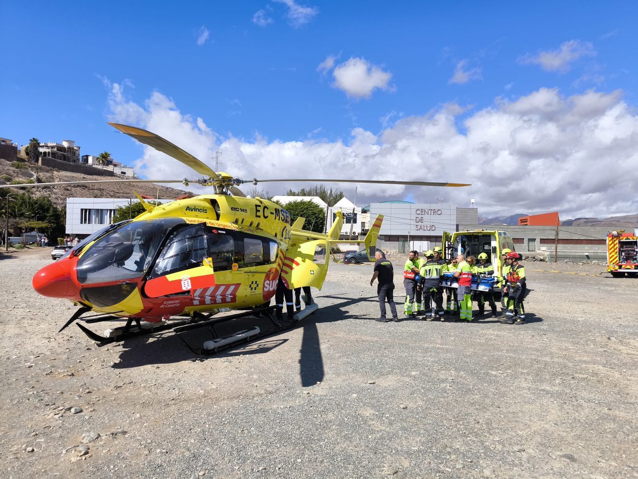 Helicóptero medicalizado del SUC.