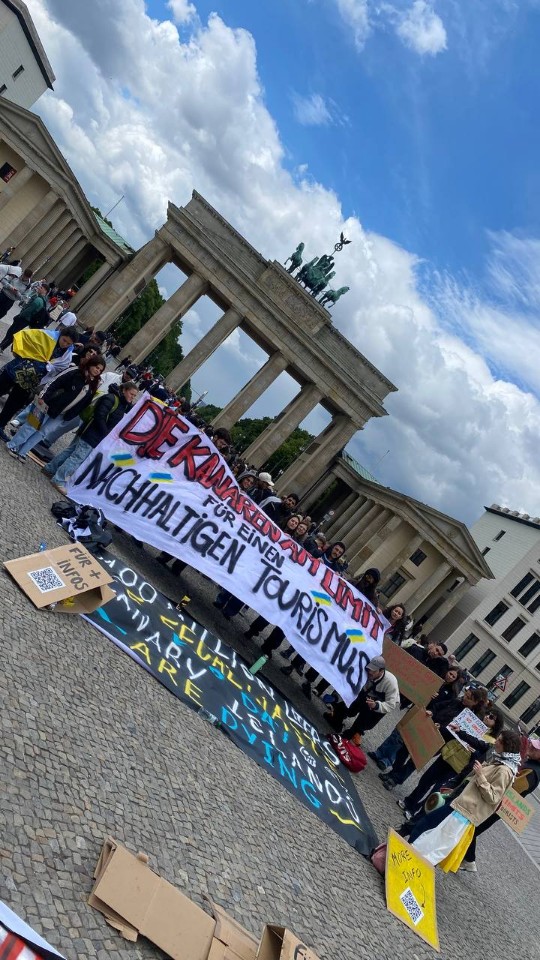 Concentración de Canarias Tiene un Límite en Berlín.Berlín, el 18 de mayo de 2025.