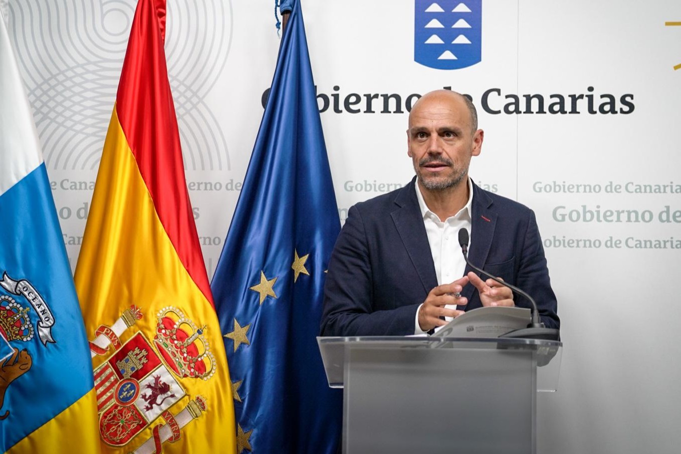 Alfonso Cabello, en rueda de prensa tras el Consejo de Gobierno.