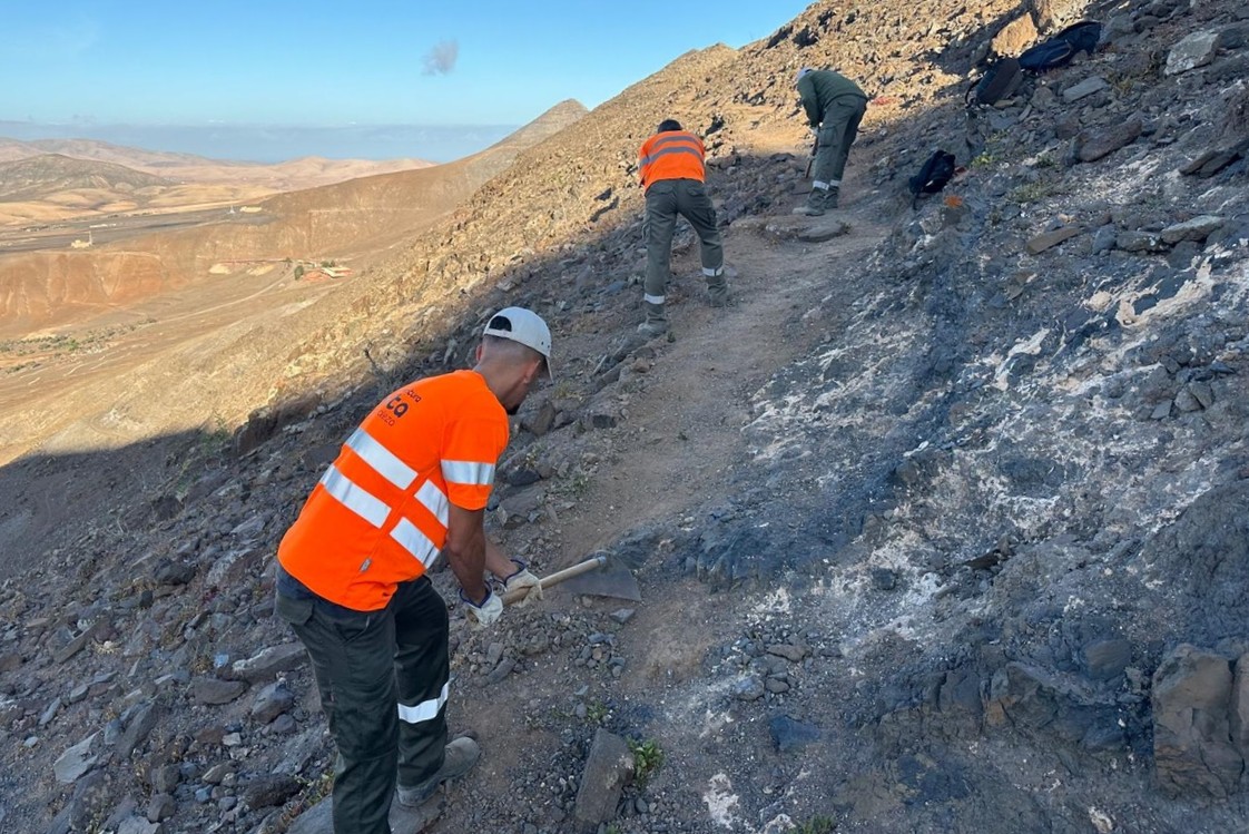 Fuerteventura, bonita por naturaleza llega a la Red de Caminos Naturales entre Casillas, Tefía y Tetir.