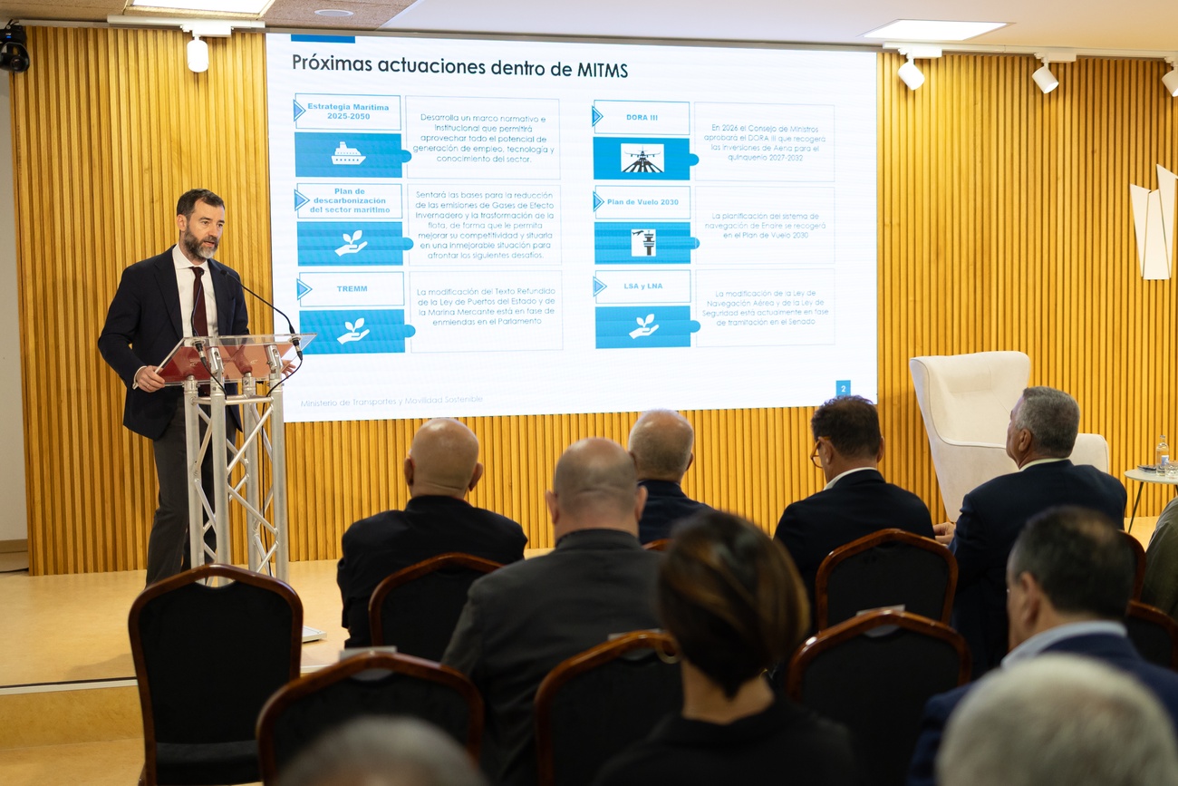 Benito Núñez Quintanilla, en el III Foro Económico de la Cámara de Comercio de Fuerteventura.