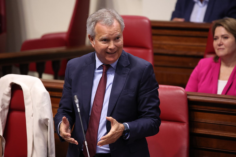 Chano Franquis (PSOE, en el pleno del 27 de mayo de 2025.