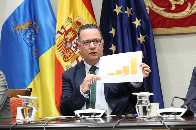 Poli Suárez, en Comisión parlamentaria de Educación.