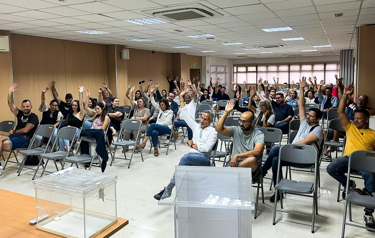 Asamblea Majorera Coalición Canaria, en junio de 2025.