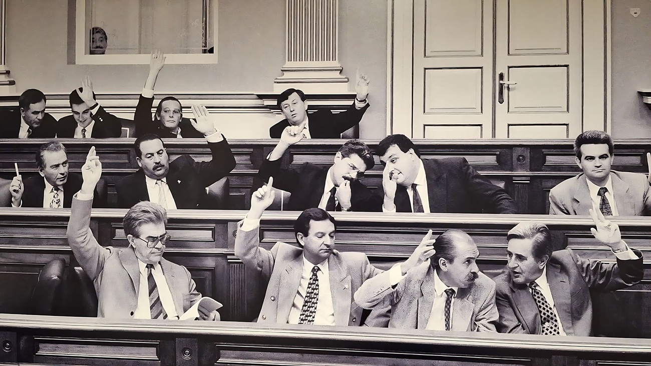 Manuel Hermoso, en el Parlamento (Fotos de Trino Garriga). (1)