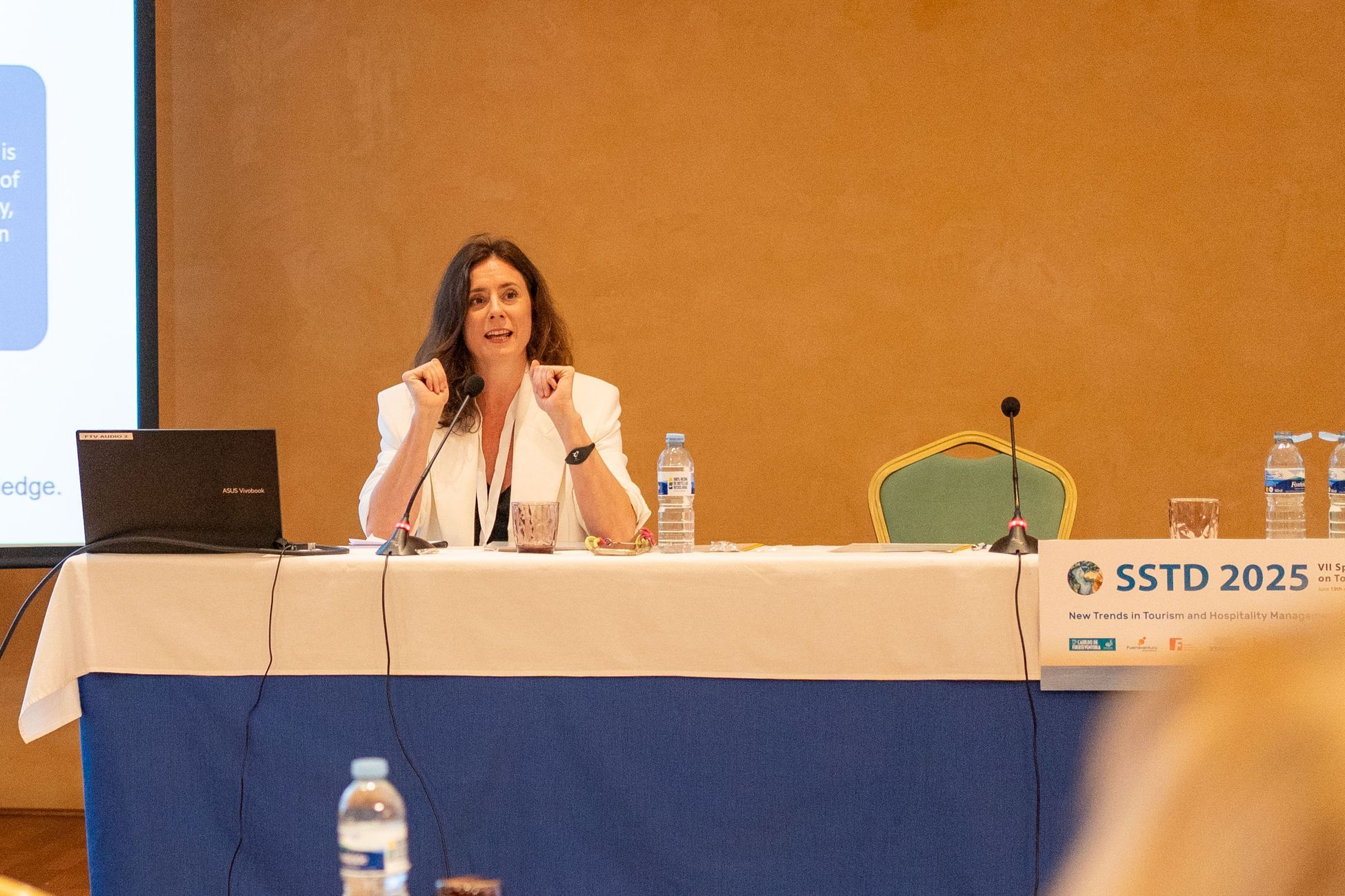 Cristina Figueroa, de la Universidad Rey Juan Carlos, en el VII SSTD 2025.