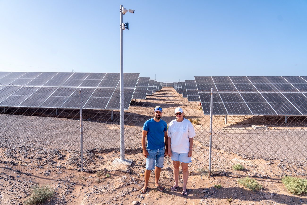 El Parque Solar El Charco se instaló sobre una barranquera sin autorización del CIAF | Imagen: Arnán Martel.