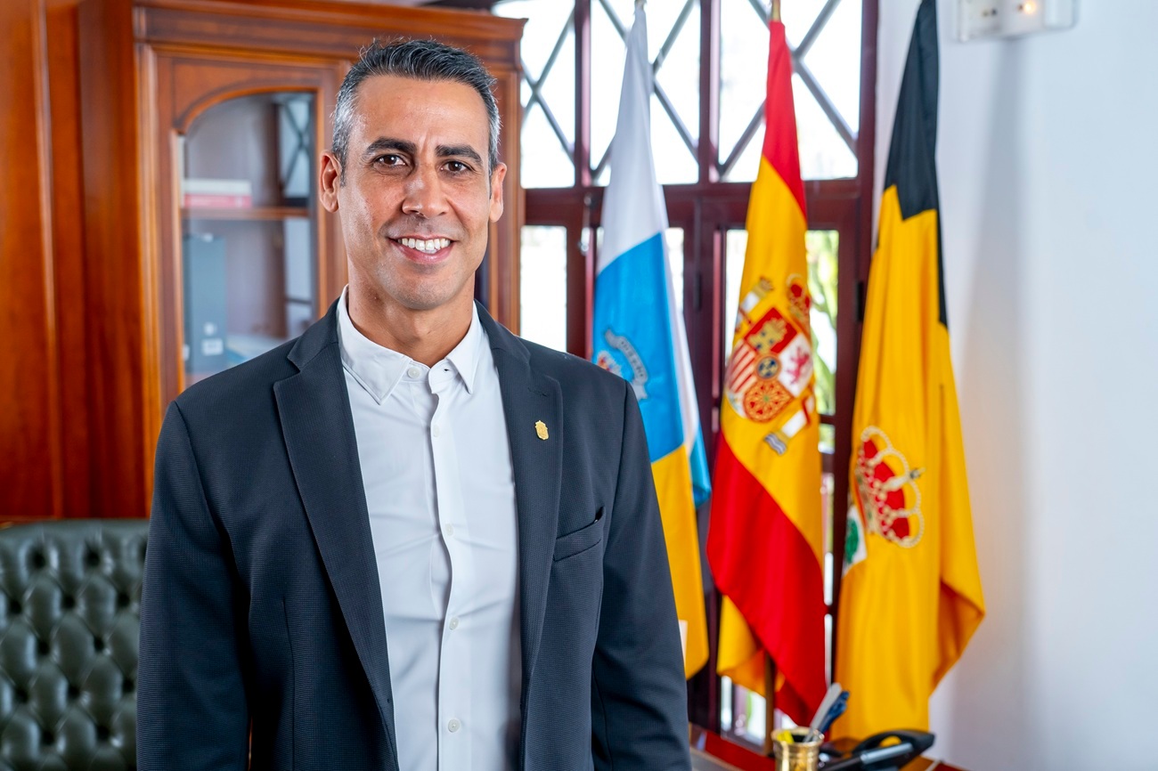 Isaí Blanco, alcalde de La Oliva.