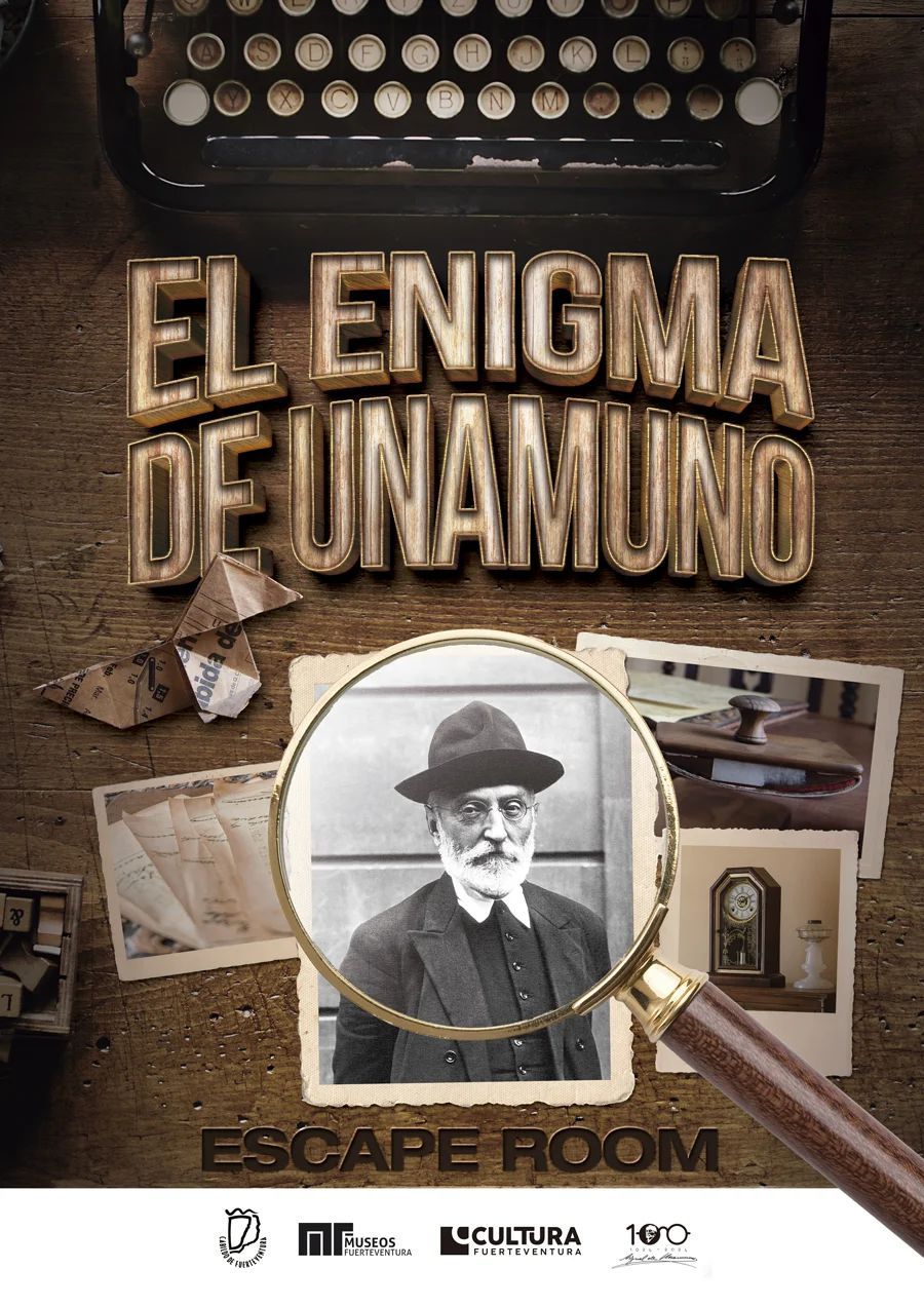 Cartel del escape room 'El Enigma de Unamuno'