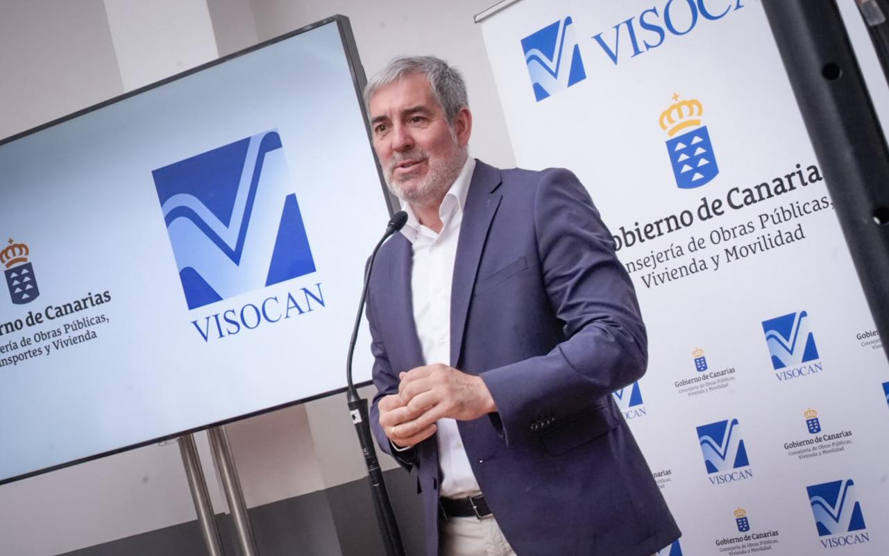 Clavijo, en un acto de VISOCAN.