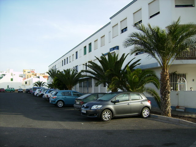 Aparcamientos de la Calle Palangre en Corralejo (Imagen del Catastro).