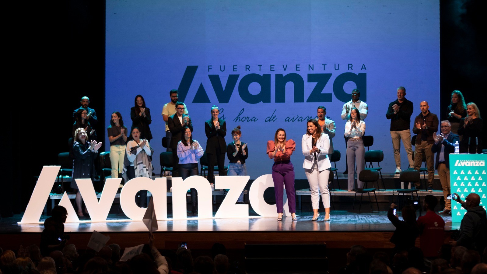 Acto electoral de Fuerteventura Avanza, en 2023