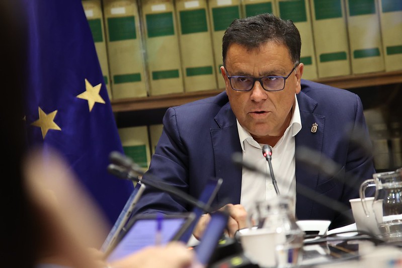 Manuel Miranda, en Comisión de Política Territorial, el 17 de julio de 2025.