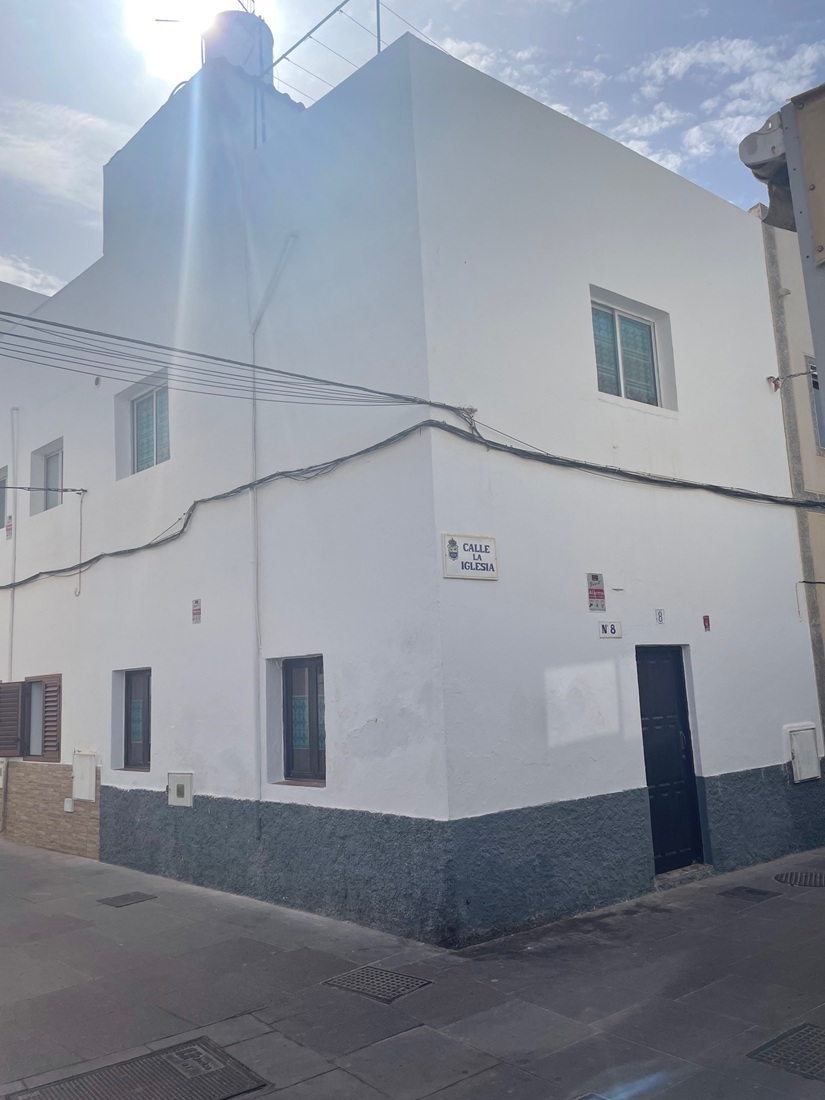 La vivienda de los Morera Peña, en la Calle La Iglesia de Corralejo.