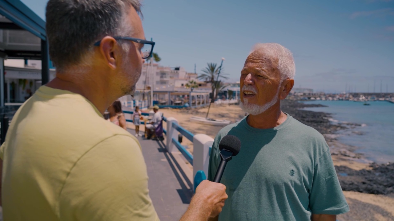 Mingo "El Cuco", uno de los fudadores del Encuentro Internacional de Improvisadores de Corralejo.