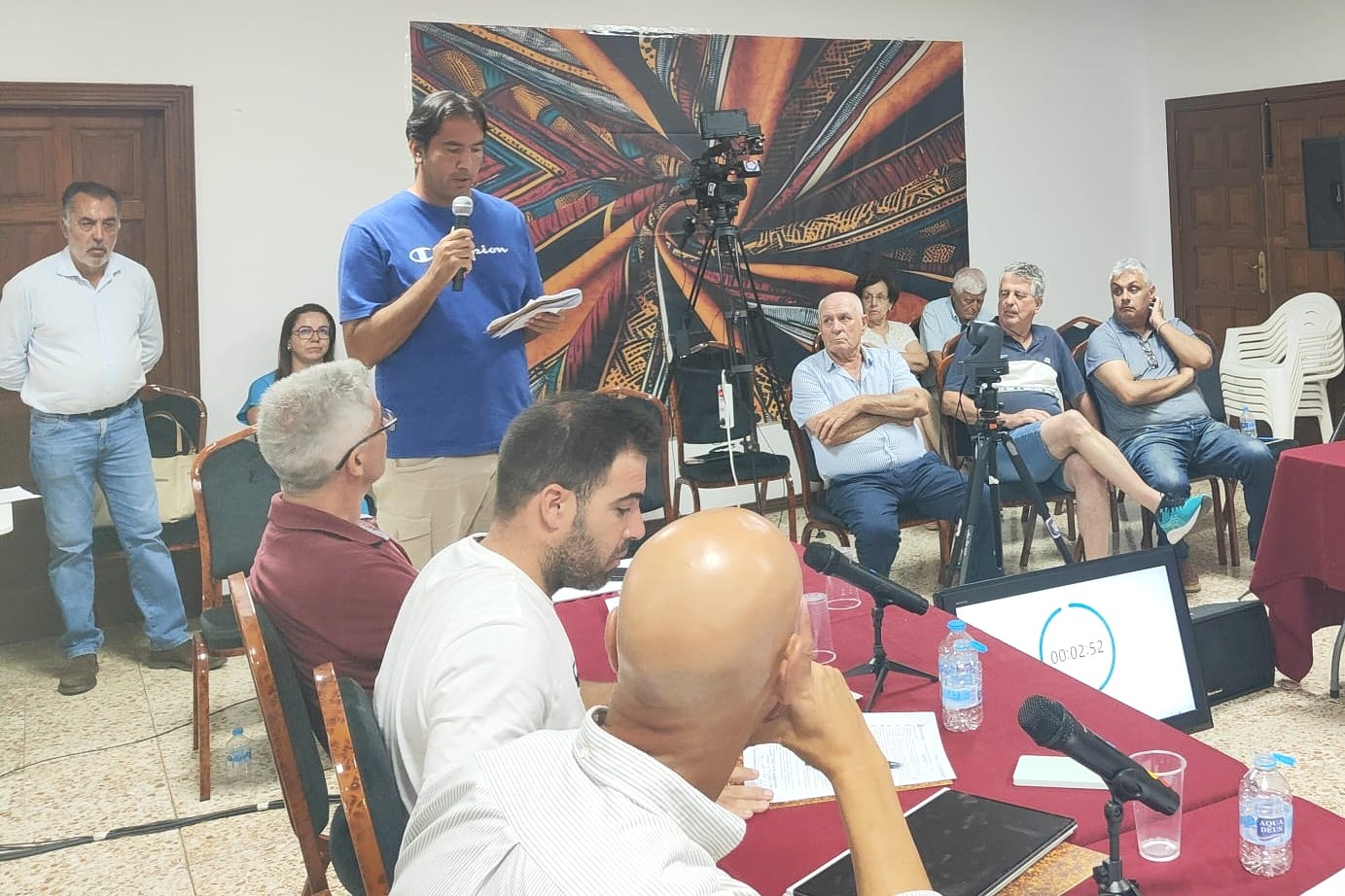 Salvar La Cornisa intervino en el pleno.