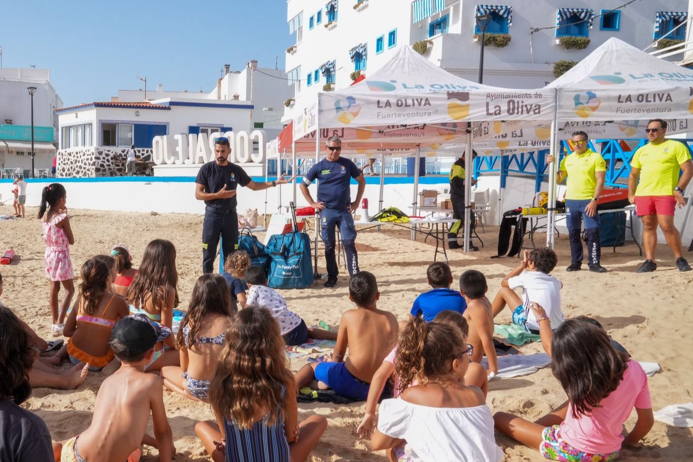 Campaña preventiva de ahogamientos de La Oliva y Fundación MAPFRE (2)
