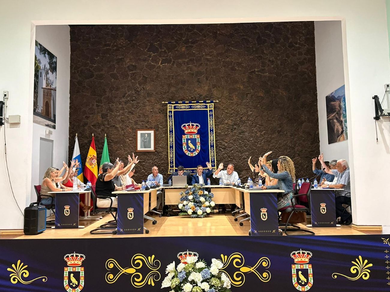 Pleno del Ayuntamiento de Pájara.