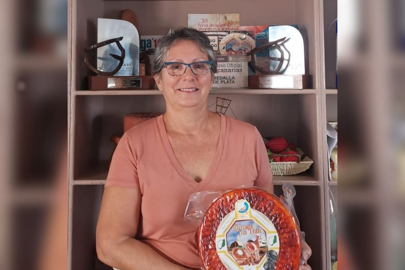 María Jesús Rodríguez de Vera, de Quesos Tetir, en una imagen de archivo