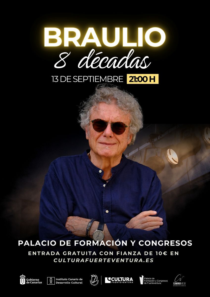 Braulio's poster in Fuerteventura.