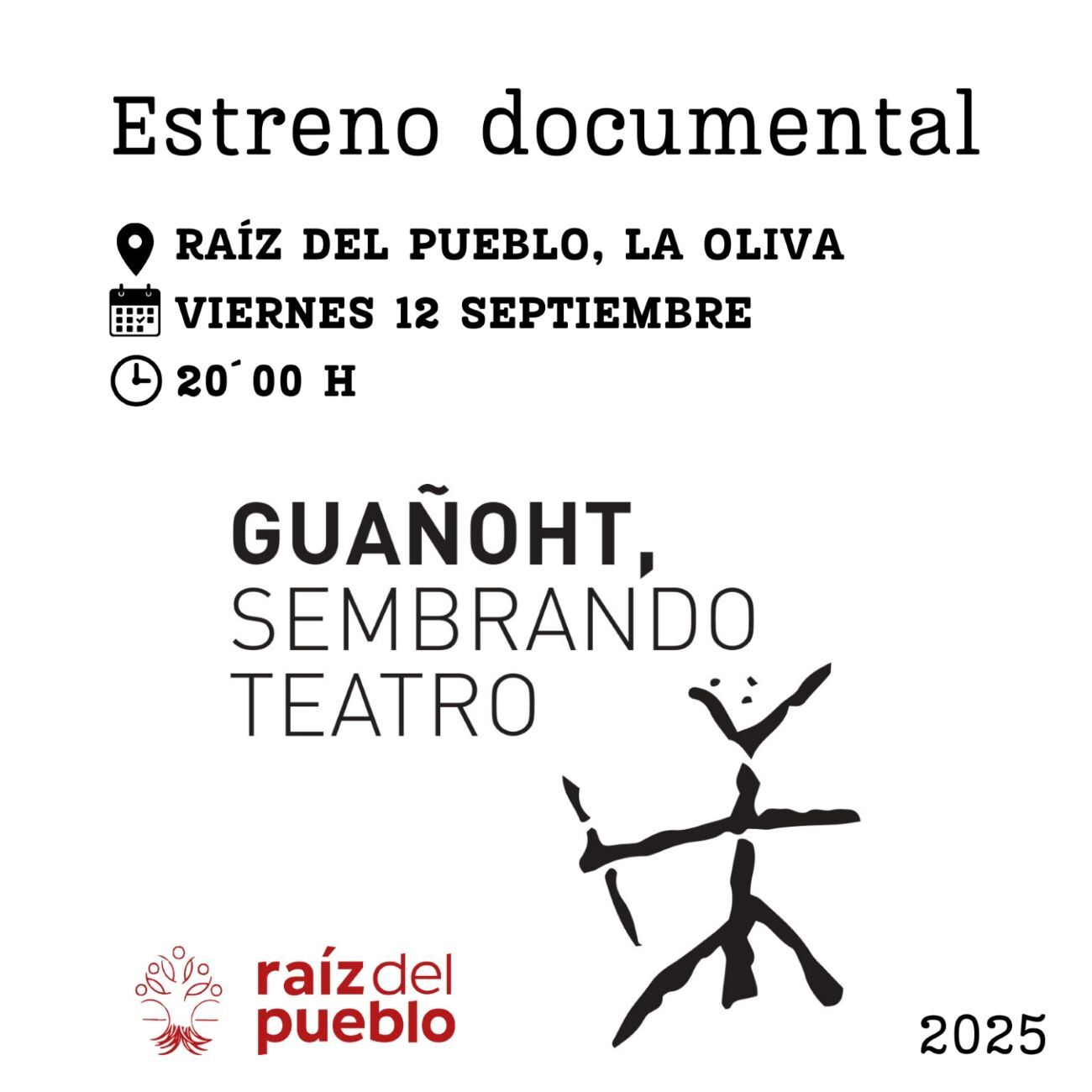 Cartel del Documental Guañoth.