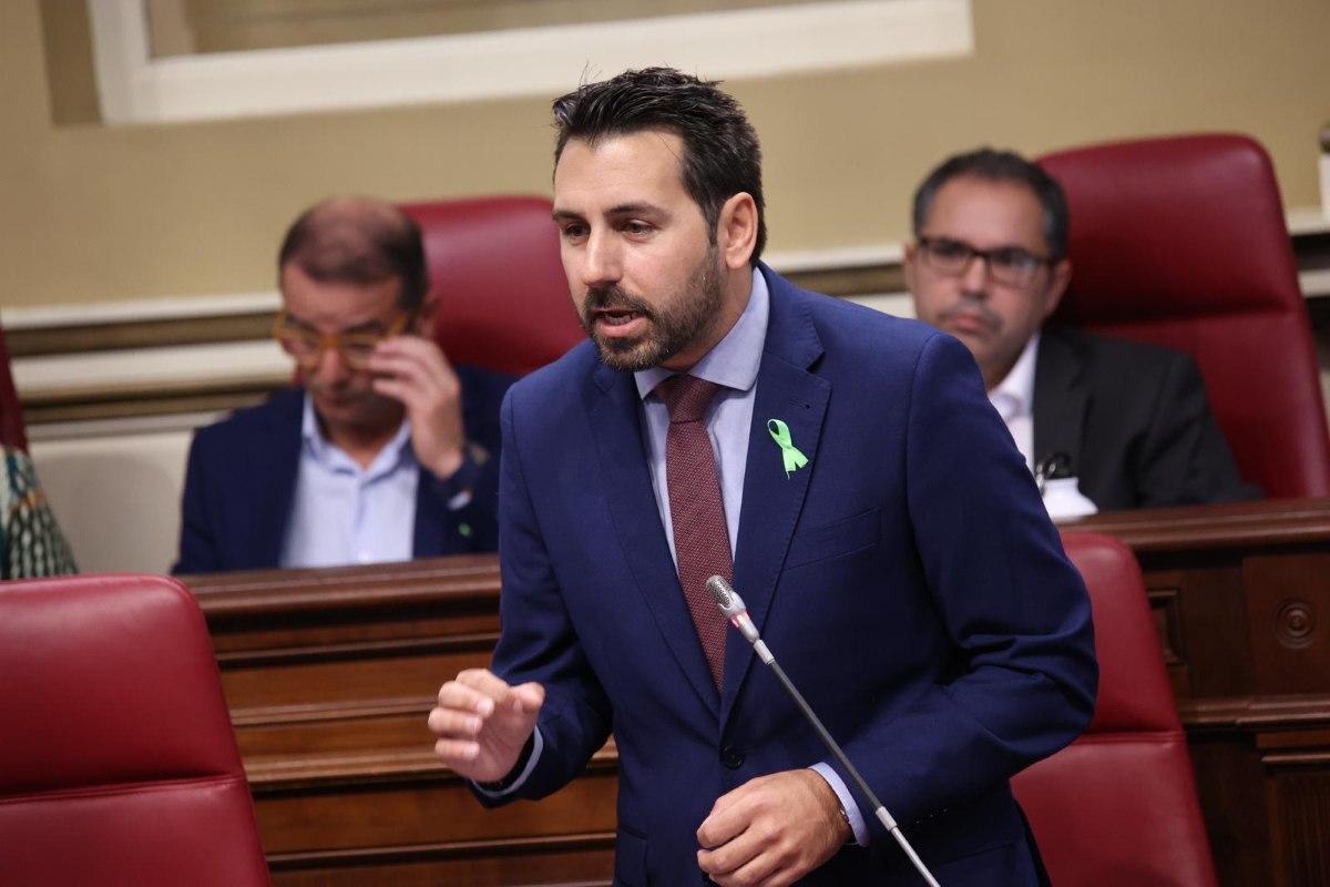 El diputado del PSOE por Fuerteventura, Manuel Hernández.