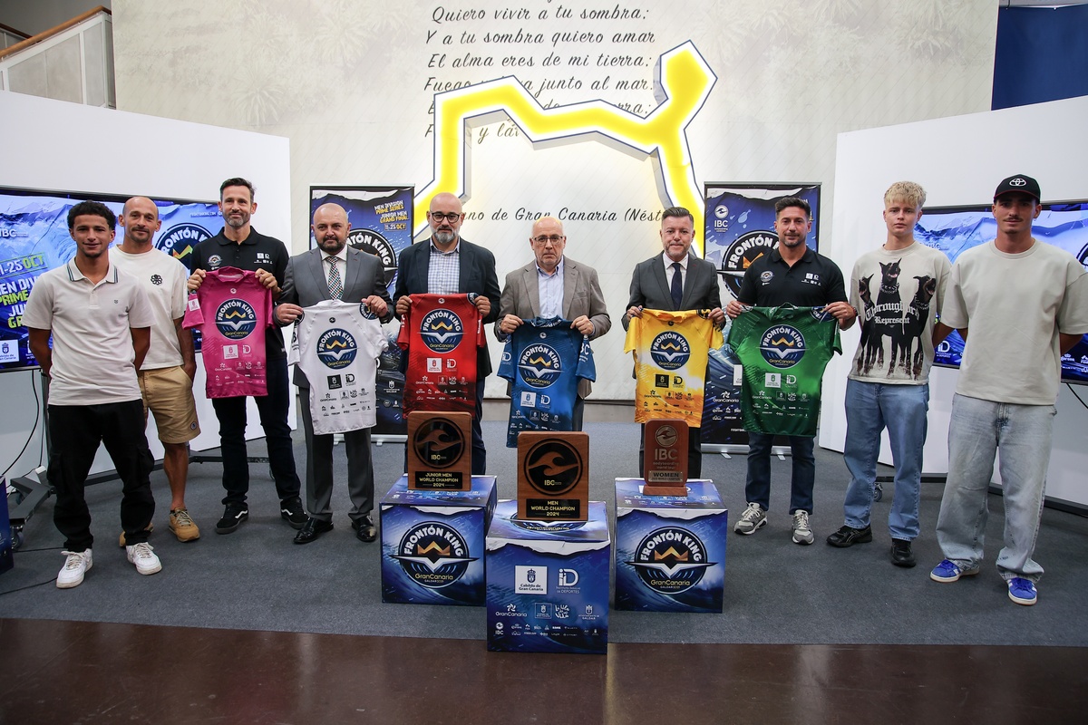 Presentación oficial del Frontón King 2025 con el Cabildo de Gran Canaria.