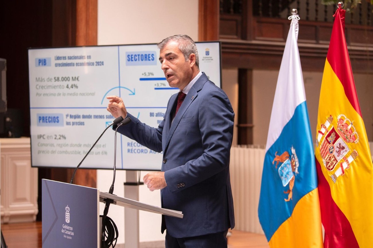 Manuel Domínguez, vicepreisdente y consejero de Economía del Gobierno de Canarias.