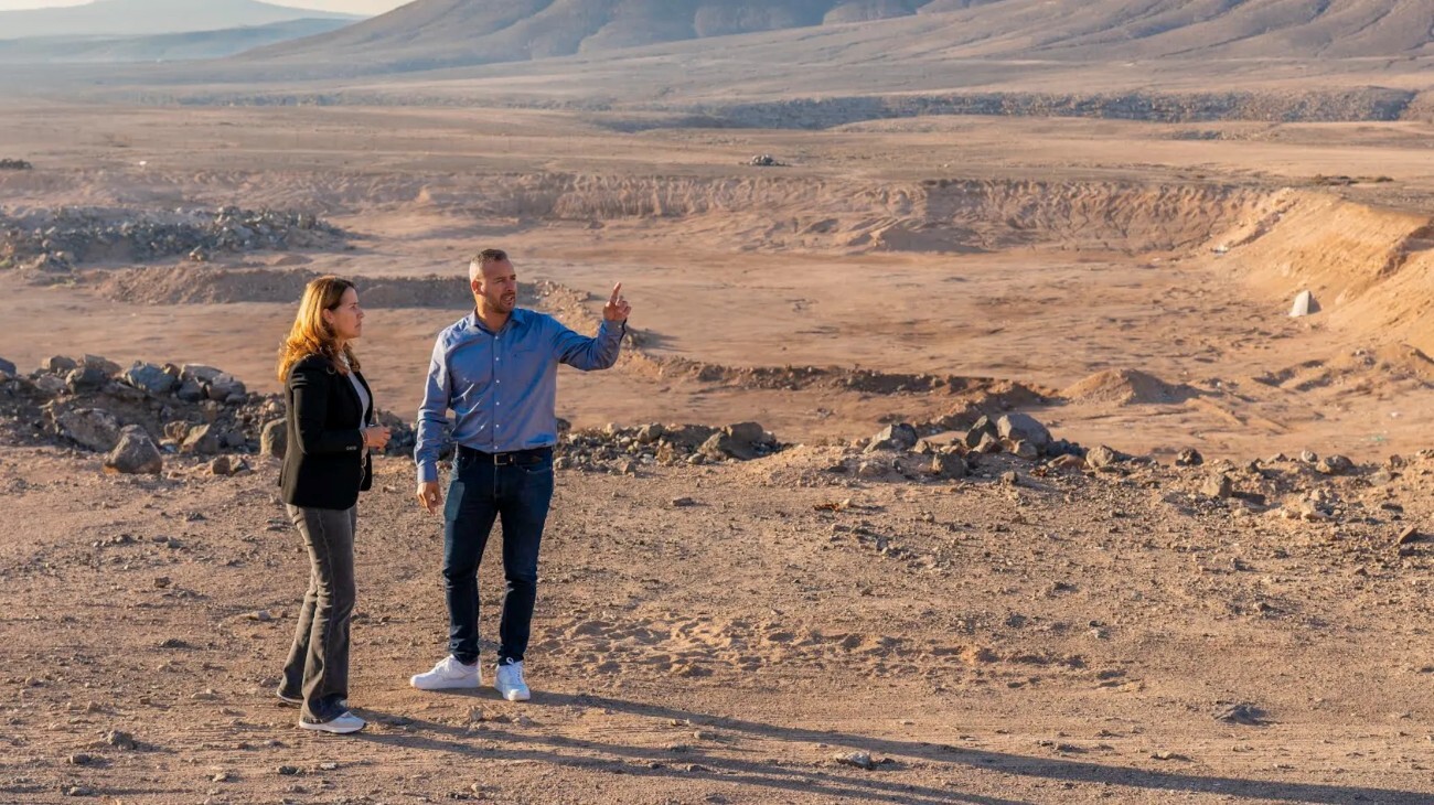 Lola García y Enrique Pérez, en Zurita a prinicipios de 2024.