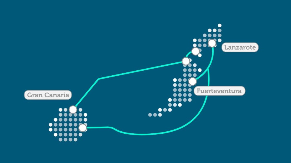 Diagrama del nodo de Canalink 21-ES-DIG-GC-LNZ-FU Ring