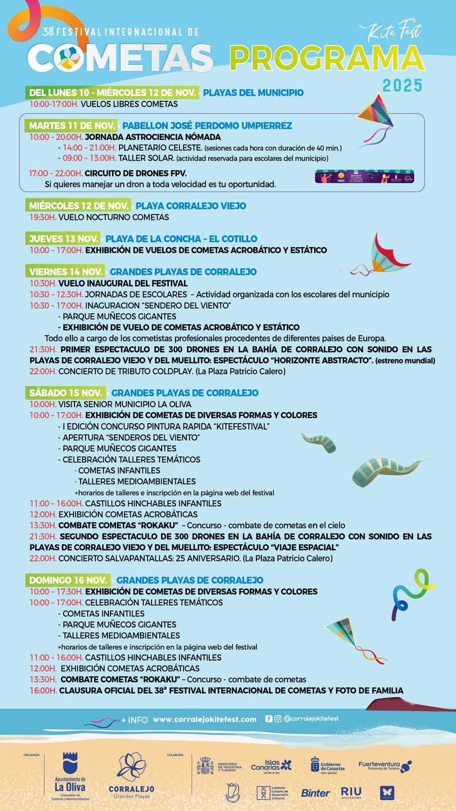 PROGRAMACIÓN COMETAS 2025