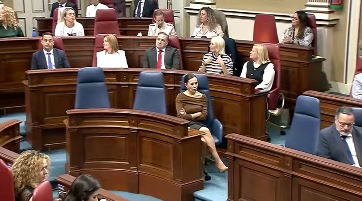 Jéssica de León, en un momento del debate.