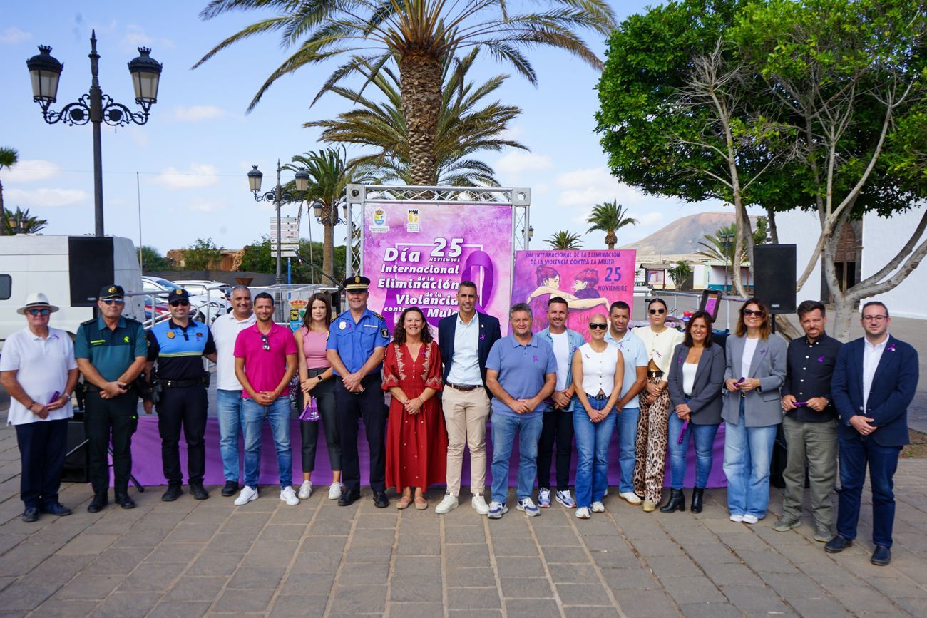 La Oliva reivindicó el lema del 25N, Libres y Sin Miedo.