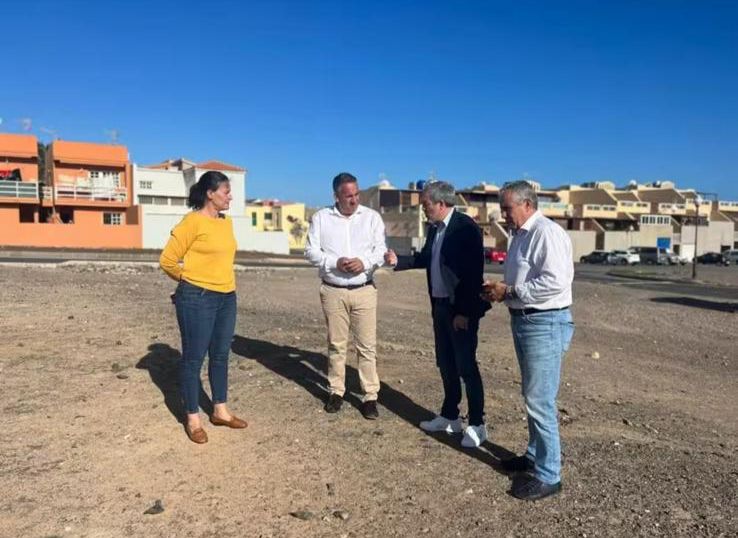 Visita de AM-CC con Fernando Clavijo a La Lajita.