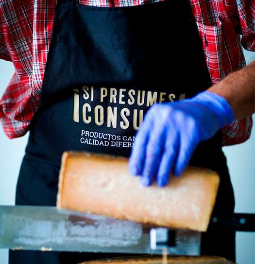 Queso curado, en una imagen de Agrocanarias.