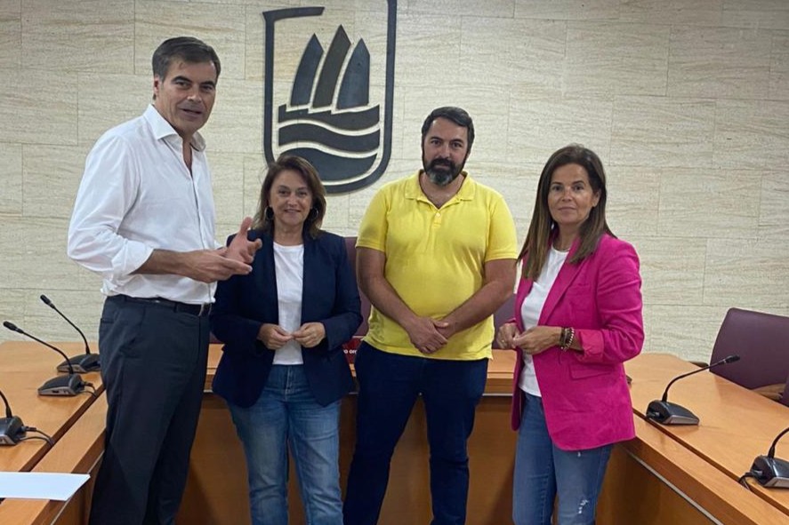 Grupo del PP en el salón de plenos de Puerto del Rosario.