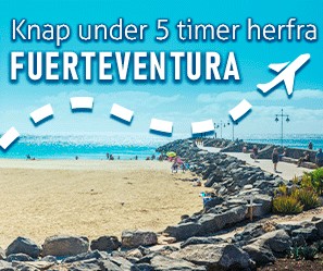 Imagen de la campaña de Turismo de Puerto del Rosario en Europa.