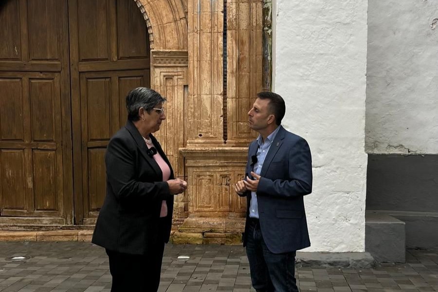 Tina da Silva y Alejandro Jorge.