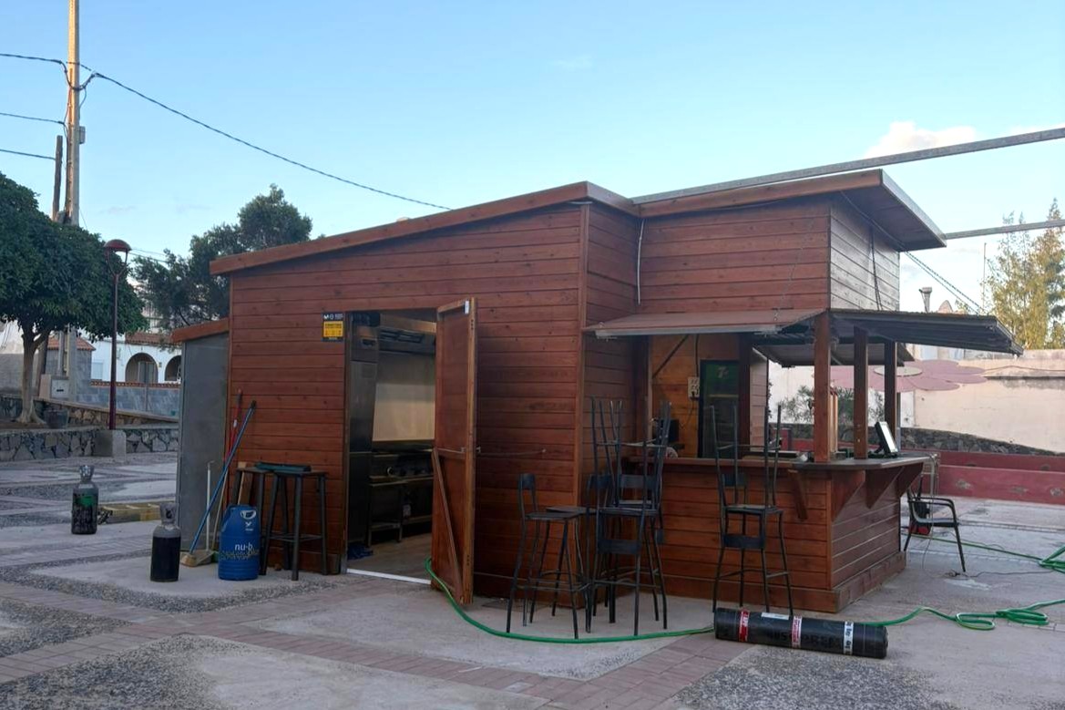 Preparativos para la apertura, en septiembre de 2025 (Imagen difundida por la AAVV Unidos por el Charco)