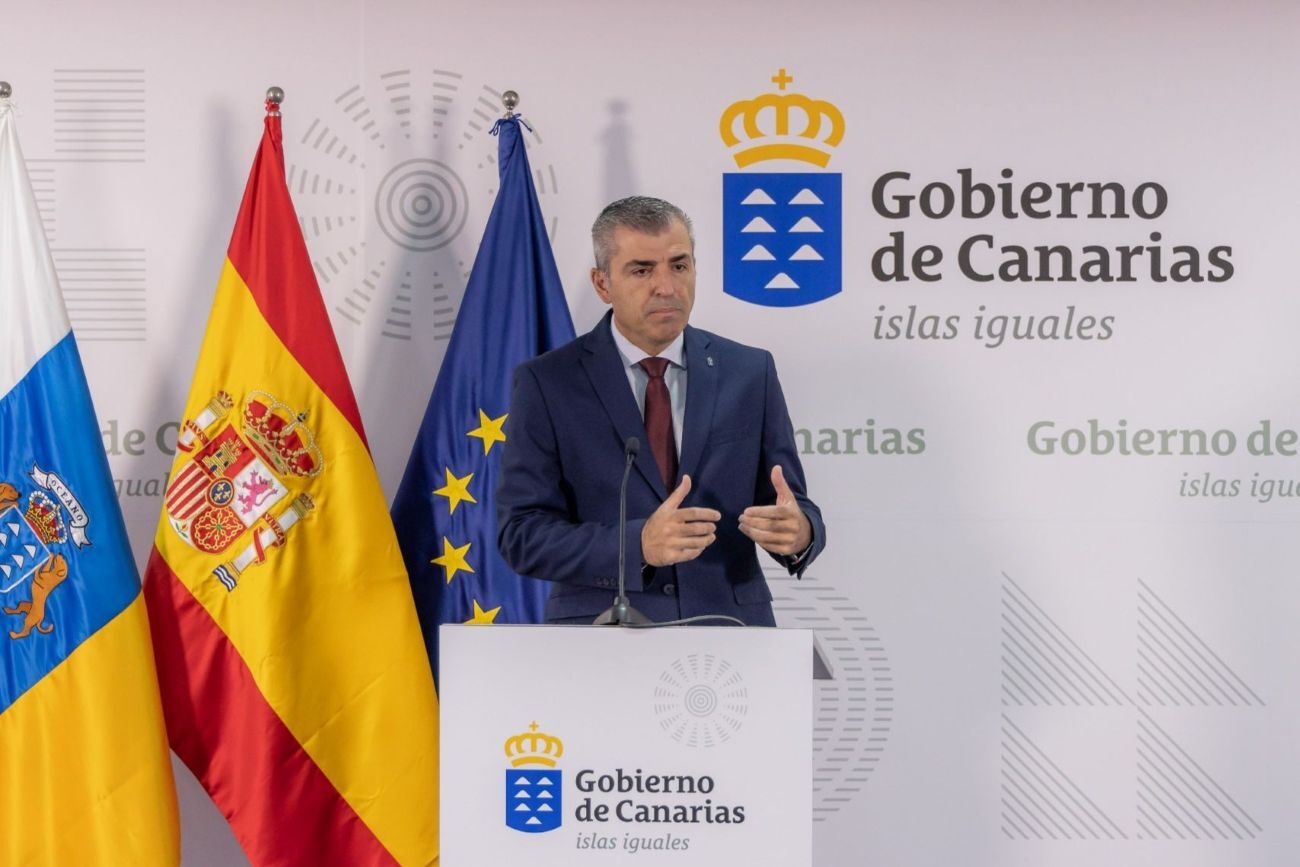 El vicepresidente del Gobierno de Canarias, Manuel Dominguez.