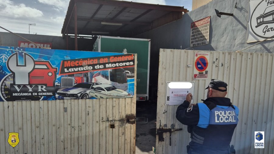 Precinto de dos talleres en Puerto del Rosario (3)