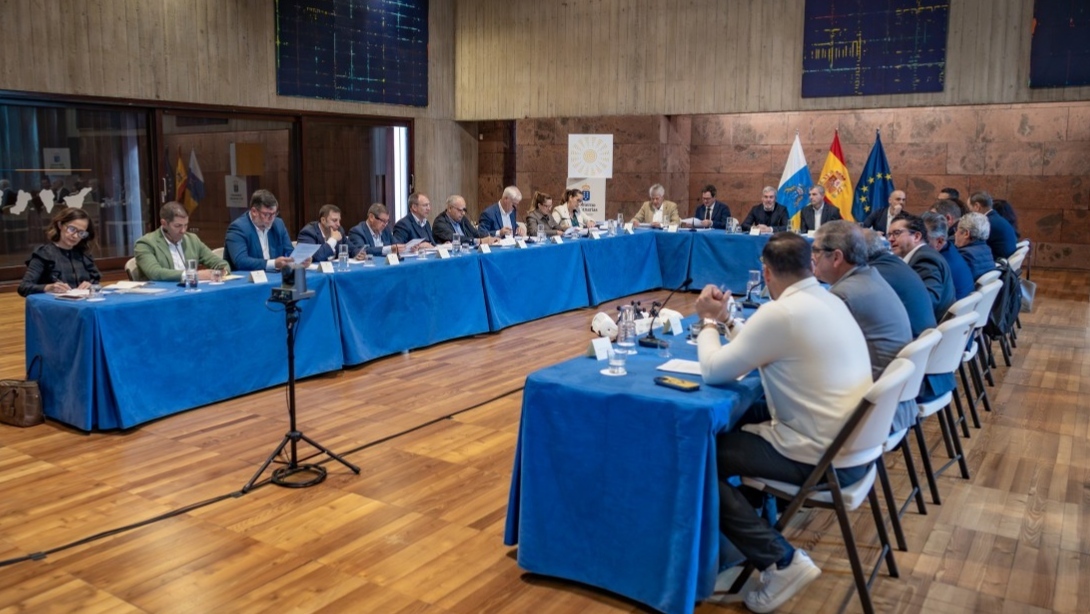 Ayuntamientos y cabildos asisten al encuentro por el Decreto Canarias.
